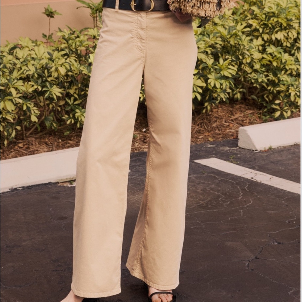 Nili Lotan Megan Cotton Twill Pants - Picture 2 of 11